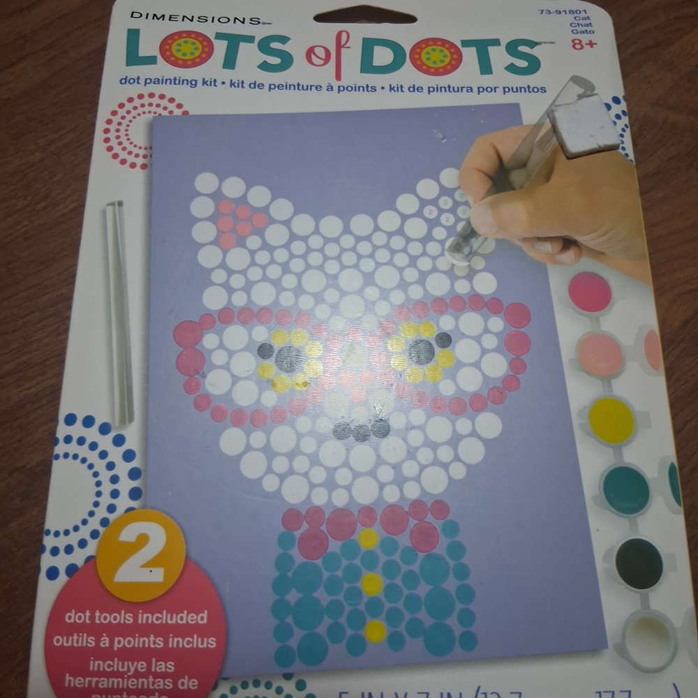 Dimensions Lots of Dots Dot Painting Kit - Colorful Art Set